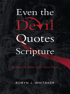 cover image of Even the Devil Quotes Scripture